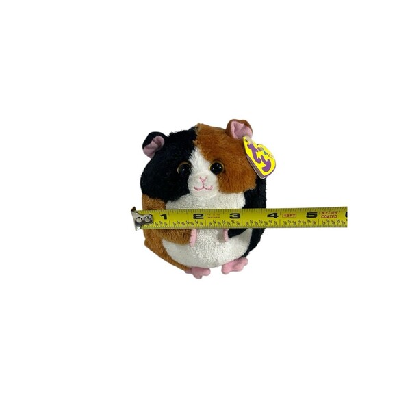 Ty Beanie Ballz SPEEDY the Guinea Pig Ball 5" NEW Plush Stuffed Animal Toy - Picture 8 of 10